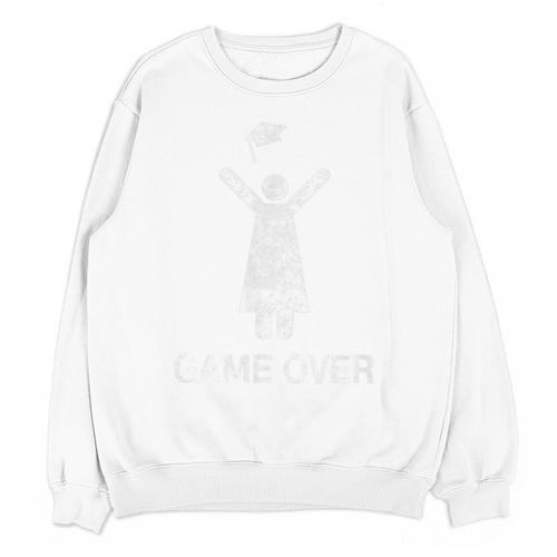 Game Over Graduate Gaming Graduation Cap Class Of 2018 Tee Unisex Sweatshirt - Best Gift Smart