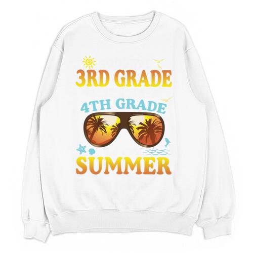 Goodbye 3rd Grade Graduation To 4th Grade First Summer Beach Unisex Sweatshirt - Best Gift Smart