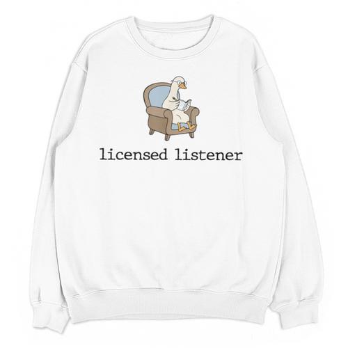Goose Licensed Listener Psychology School Graduation Unisex Sweatshirt - Best Gift Smart