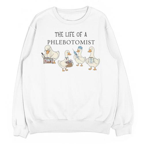 Goose Phlebotomy Technician Graduation Lab Week 2026 Unisex Sweatshirt - Best Gift Smart