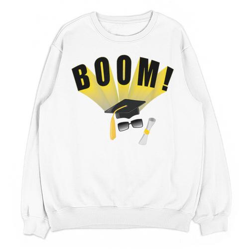 Graduation Cap And Diploma For Proud Graduation Unisex Sweatshirt - Best Gift Smart