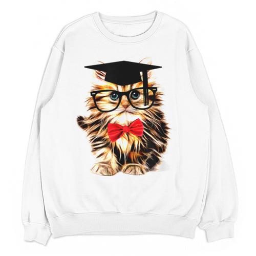 Graduation Cat Class Of 2023 Unisex Sweatshirt - Best Gift Smart