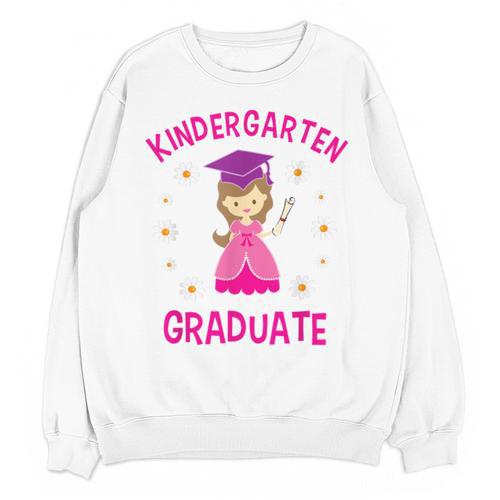 Graduation Kindergarten Last Day Of School Shirt Girls Unisex Sweatshirt - Best Gift Smart