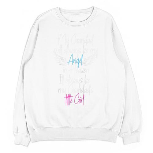 My Grandad My Angel In Heaven In Loving Memory Of My Grandad Raglan Baseball Tee Unisex Sweatshirt - Easessy