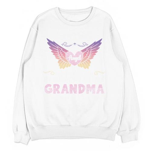 Grandma Angel In My Memory Cute Family Remembrance Match Unisex Sweatshirt - Easessy