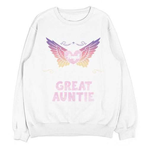 Great Auntie Angel In My Memory Cute Family Remembrance Unisex Sweatshirt - Easessy