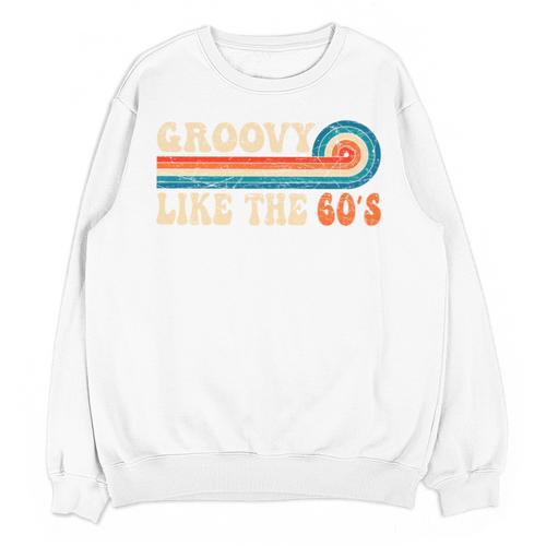 Groovy Like The 60s Aesthetic Nostalgia 1960's Retro Unisex Sweatshirt - Figerry