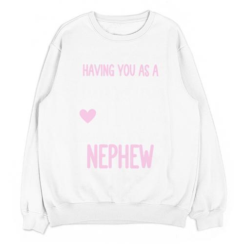 Guardian Angel Memorial In Memory Of Nephew Tee For Aunt Unisex Sweatshirt - Easessy