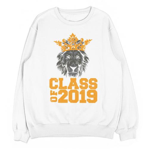 High School King Graduation Shirt Class Of 2019 Seniors Unisex Sweatshirt - Best Gift Smart
