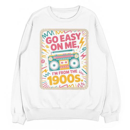 I'm From The 1900s 80s Millennial Boom Box Radio Premium Unisex Sweatshirt - Figerry
