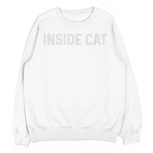Introvert Antisocial Men Women Kids Inside Cat Unisex Sweatshirt - Raresse