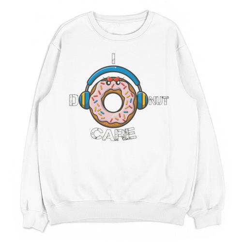Introvert Music Lover Donuts Sarcastic Unisex Sweatshirt - Raresse