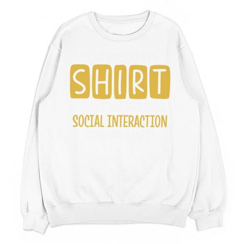 Introvert Quote Motivational For Men Women Kids Unisex Sweatshirt - Raresse