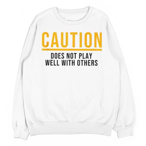 Introverted Does Not Play Well Competitive Athletic Unisex Sweatshirt - Raresse