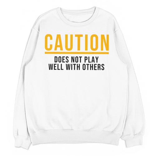 Introverted Does Not Play Well Competitive Athletic Unisex Sweatshirt - Raresse