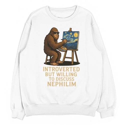 Introverted But Willing To Discuss Nephilim Unisex Sweatshirt - Raresse