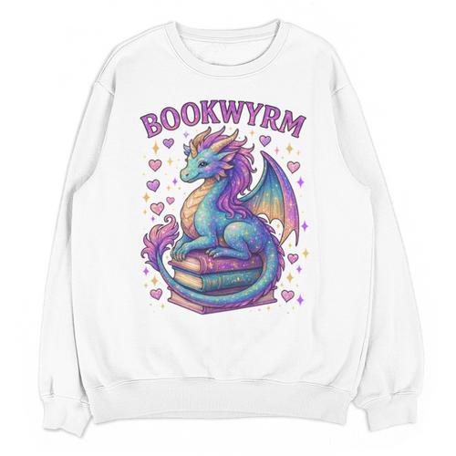 Just a Girl Who Loves Dragons And Books Unisex Sweatshirt - Bookorys AU