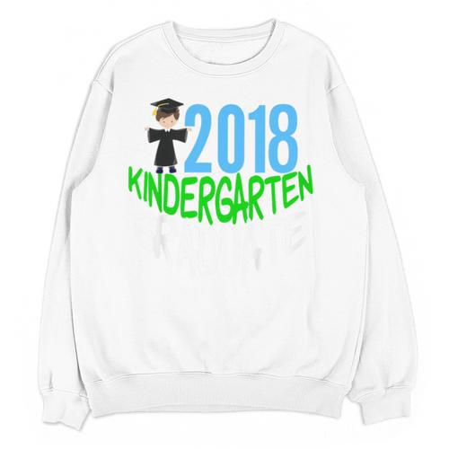 Kids 2018 Kindergarten Graduation Unisex Sweatshirt - Best Gift Smart