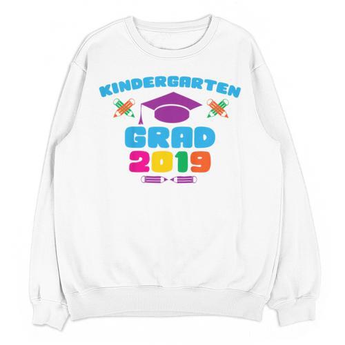 Kids Kindergarten Grad 2019 Graduation T-Shirt Unisex Sweatshirt - Best Gift Smart