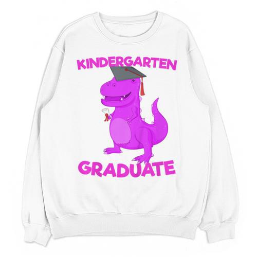 Kids Kindergarten Graduation Idea For Girls Dinosaur Unisex Sweatshirt - Best Gift Smart