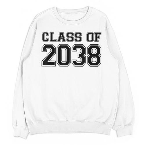 Kindergarten Class Of 2038 First Day School Graduation Unisex Sweatshirt - Best Gift Smart