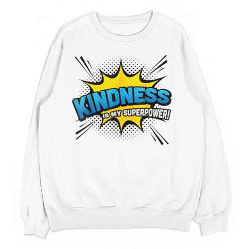 Kindness Is My Superpower Retro Comic Book T-Shirt Unisex Sweatshirt - Bookorys DE