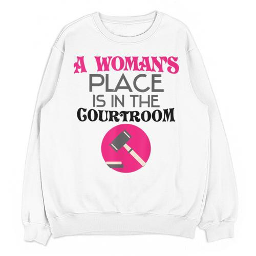 Lawyer Attorney Law School Graduation Female Women Unisex Sweatshirt - Best Gift Smart