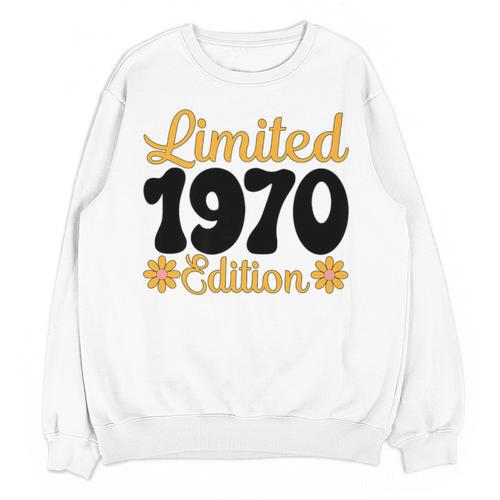 Limited 1970 Edition Retro Vintage 70s Nostalgia Premium Unisex Sweatshirt - Figerry