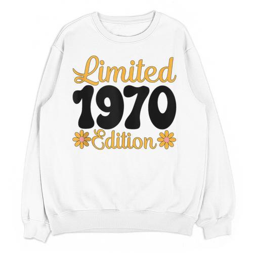 Limited 1970 Edition Retro Vintage 70s Nostalgia Unisex Sweatshirt - Figerry
