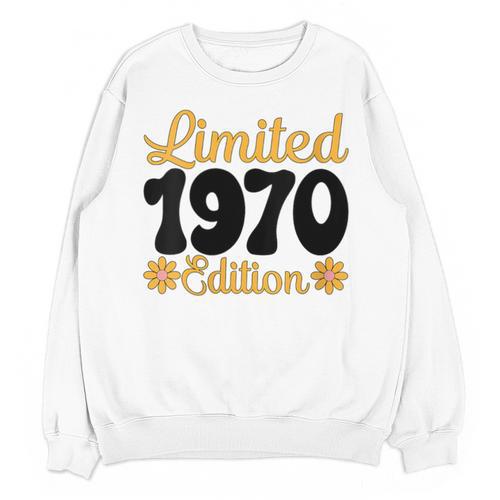 Limited 1970 Edition Retro Vintage 70s Nostalgia Unisex Sweatshirt - Figerry