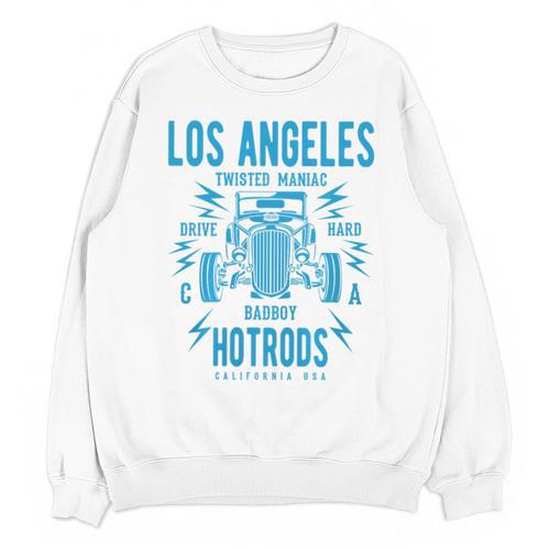Los Angeles Hotrods Automotive Nostalgia Premium Tri-Blend Unisex Sweatshirt - Figerry