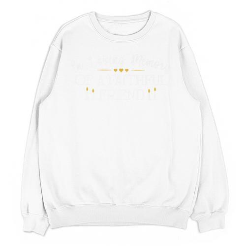 In Loving Memory Of a Faithful Friend Pet Loss Dog Cat Shirt Premium Unisex Sweatshirt - Easessy