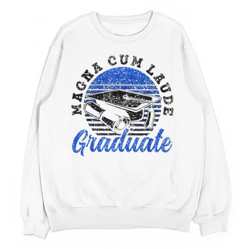 Magna Cum Laude Graduate Graduation Graduates Family Unisex Sweatshirt - Best Gift Smart