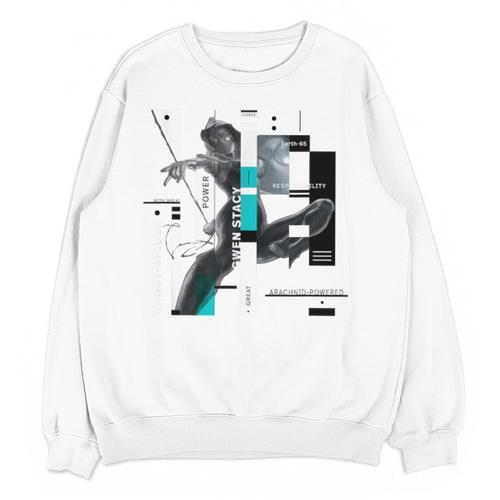 Marvel Spider-Man Gwen Stacy Responsibility Book Covers Unisex Sweatshirt - Bookorys