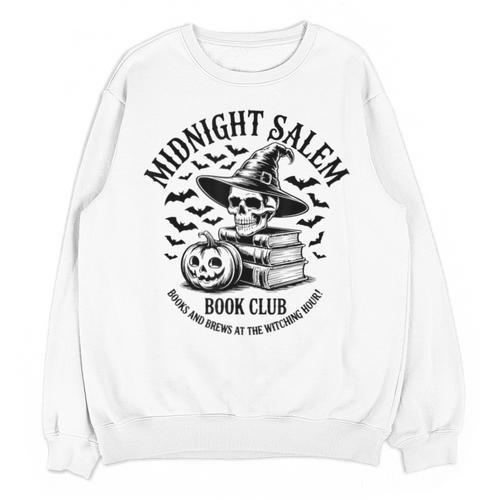 Midnight Salem Book Club Witchy Reads Unisex Sweatshirt - Bookorys CA