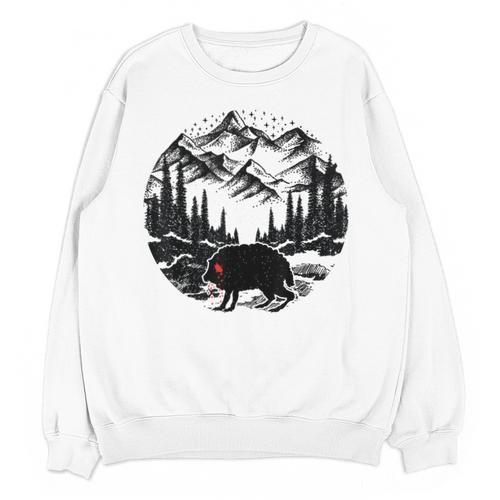 Monster Squonk In Forest Folklore Cryptid Introvert Unisex Sweatshirt - Raresse