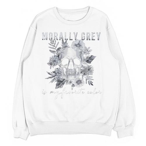 Morally Grey Is My Favorite Color Morally Grey Book Club Unisex Sweatshirt - Bookorys DE