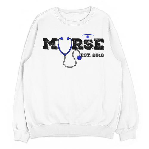 Murse Est 2018 Male Nurse Graduation Unisex Sweatshirt - Best Gift Smart