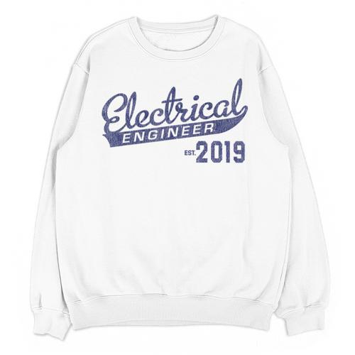New Electrical Engineer Est 2019 Graduation Unisex Sweatshirt - Best Gift Smart