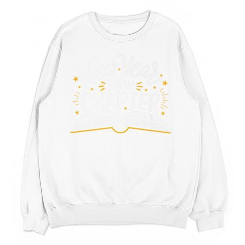 New Year New Chapter Happy New Year 2025 Book Premium Unisex Sweatshirt - Bookorys
