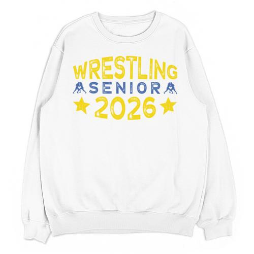 Night Wrestling Senior 2026 Graduation Unisex Sweatshirt - Best Gift Smart