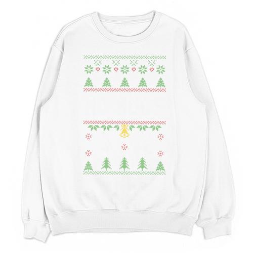 No Hugs Introvert Ugly Christmas Sweater Style Unisex Sweatshirt - Raresse