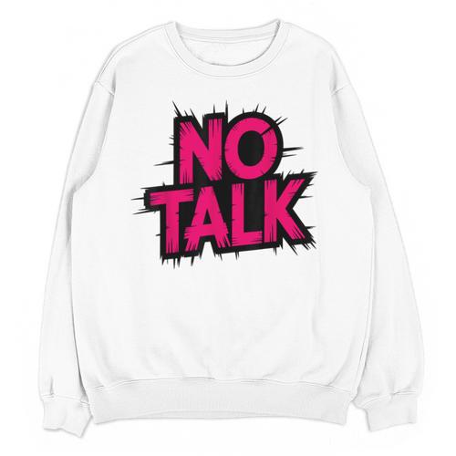 No Small Talk Zone – Introvert Quote Unisex Sweatshirt - Raresse