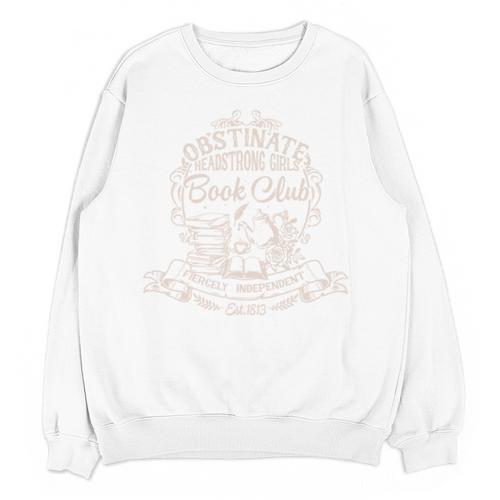 Obstinate Headstrong Girls Book Club Jane Austen Unisex Sweatshirt - Bookorys DE