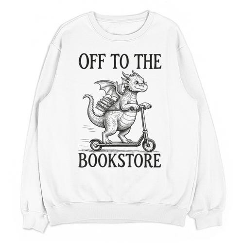 Off To The Bookstore Reading Bookworm Unisex Sweatshirt - Bookorys UK