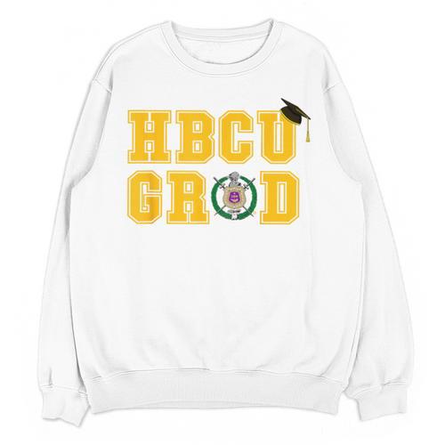 Omega Psi Phi Fraternity Paraphernalia HBCU Graduation Unisex Sweatshirt - Best Gift Smart