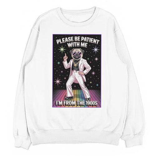 Be Patient With Me I'm From The 1900s Birthday Premium Tri-Blend Unisex Sweatshirt - Figerry
