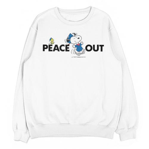 Peanuts Graduation Peace Out Snoopy Woodstock Unisex Sweatshirt - Best Gift Smart