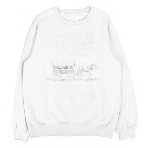 Playful Slow Pace Please Be Patient I'm From The 1900s Premium Unisex Sweatshirt - Figerry