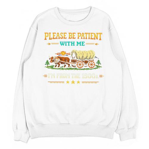 Please Be Patient With Me I'm From The 1900s Classic Game Premium Tri-Blend Unisex Sweatshirt - Figerry